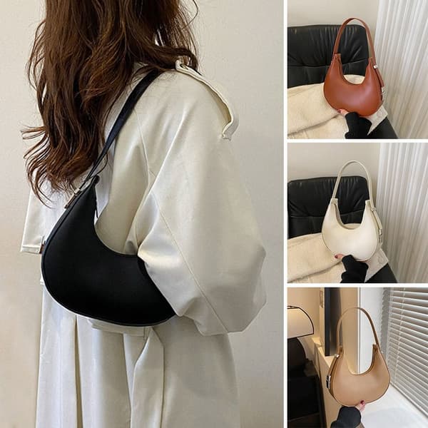 Hobos Tasker Underarm Taske HVID white
