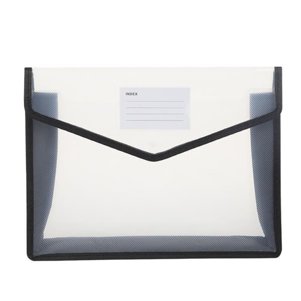 A4-mapper Dokumentveske SVART black