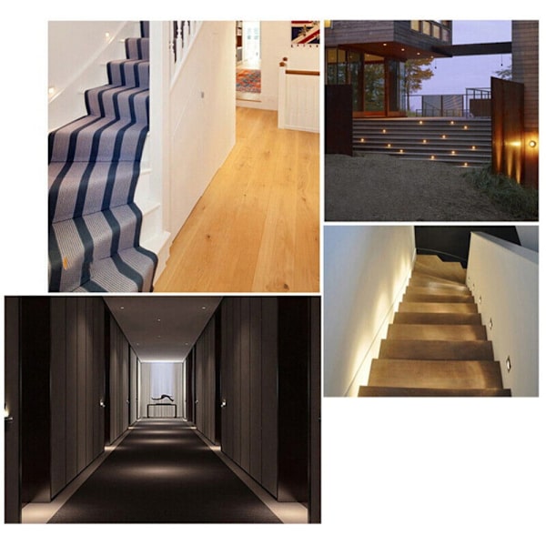 Step Corridor Light Stair Case Vaaleanharmaa Gray