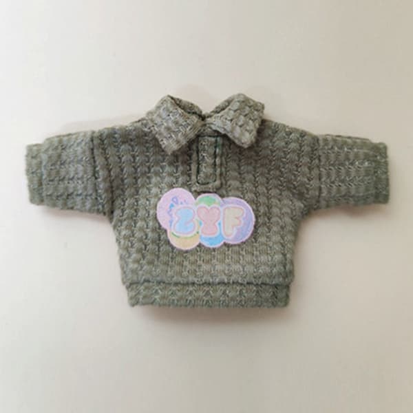 Mini strikket genser 1/12 Doll Cardigans BLÅ Blue