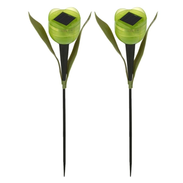 2 Stk Tulipaner Solar GRØN Green