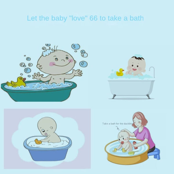Baby lämpömittari lämpötilalämpömittari kylvyn kelluva lelu