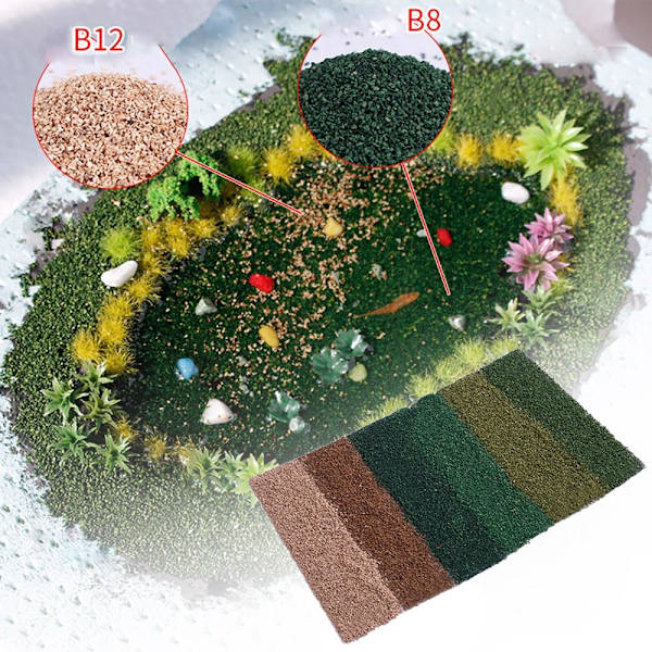 60g modell terrängpulver Topografiskt planeringspulver 3 3 3