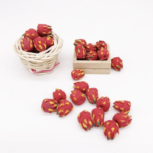 Dollhouse Fruit Simulation Strawberry Apple 10PCSTOMATO TOMATO 10pcstomato