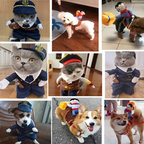 Husdjurskostym Pet Cowboy Riddräkt MHAT STIL HATSTYL MHat style