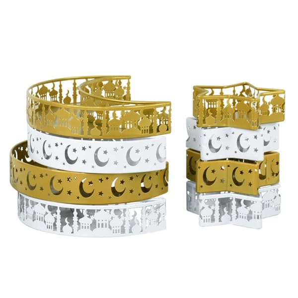 Eid Mubarak Brickfatall Set Serveringsfat GULD STIL 1 SET