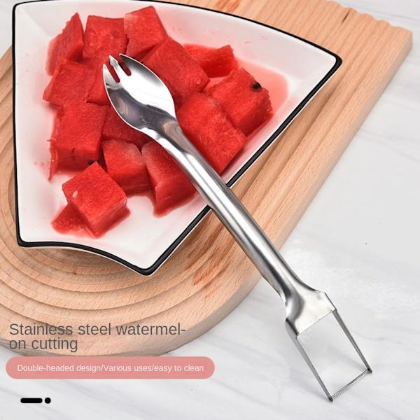 2 stk 3-i-1 vandmelonskæremaskine Forks Vandmelonfrugtskærer
