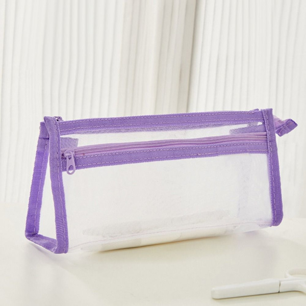 2 kpl Mesh Exam Paperilaukku Case PURPURA Purple