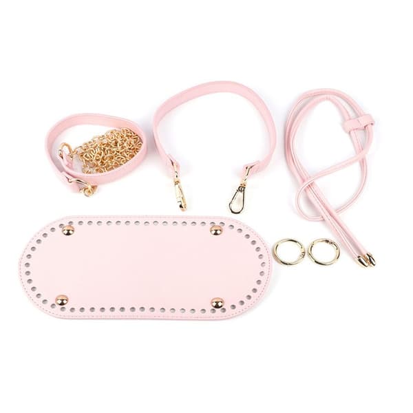 Väska Strap Handväska Vävd VIT White