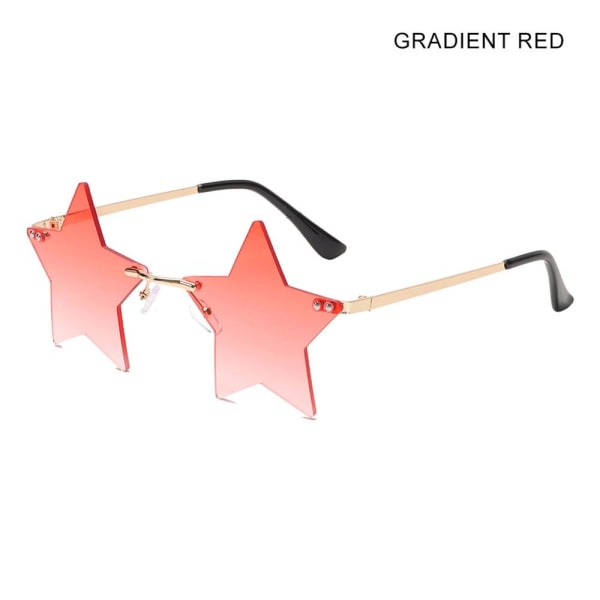 Solbriller uden indfatning Stjerneform GRADIENT RED GRADIENT RED Gradient Red