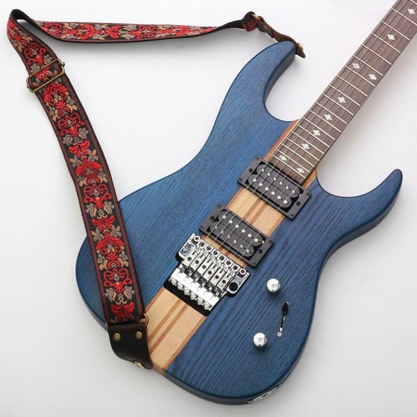 Gitarstropp Strengeinstrumenttilbehør SVART Black