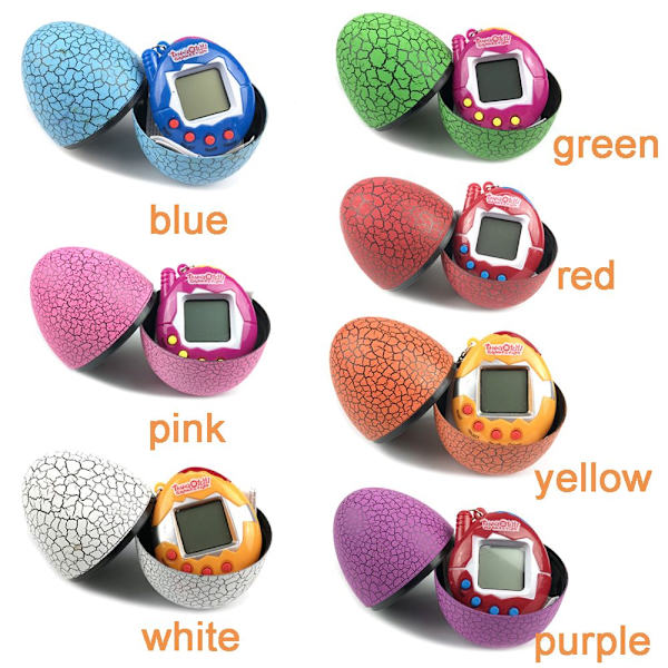 Dinosaur Egg Digital Electronic E-Pet Virtual Cyber rosa