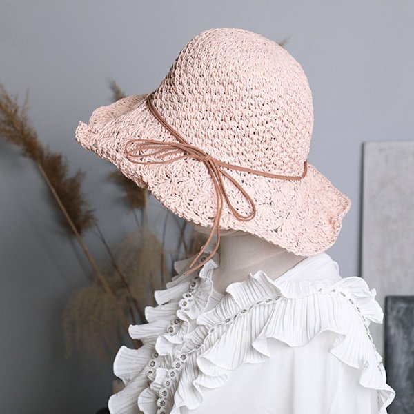 Kvindestrandsfoldbar Hat beige