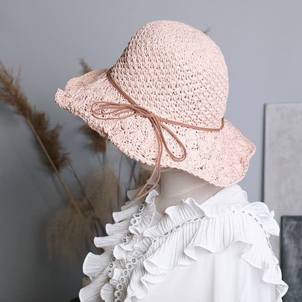 Vikbar Strandhatt för Kvinnor beige