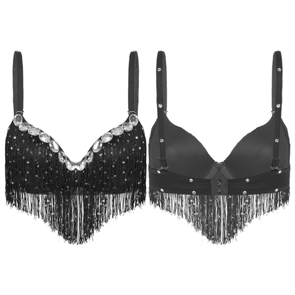 Belly Dance BH Performance Topp SVART Black