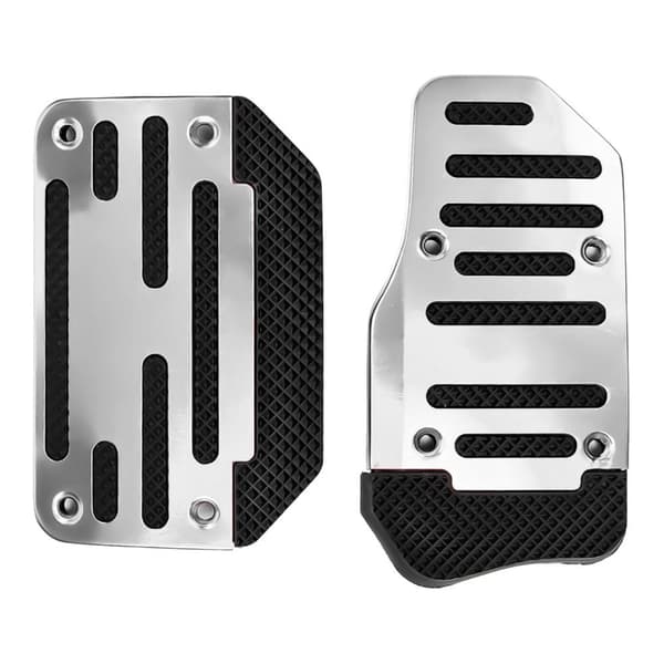 Bilpedal Cover SILVER silver