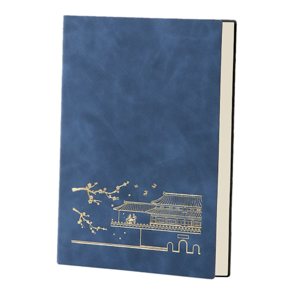 A5 Muotimuistikirjapäiväkirjakirja TUMMAN SININEN dark blue
