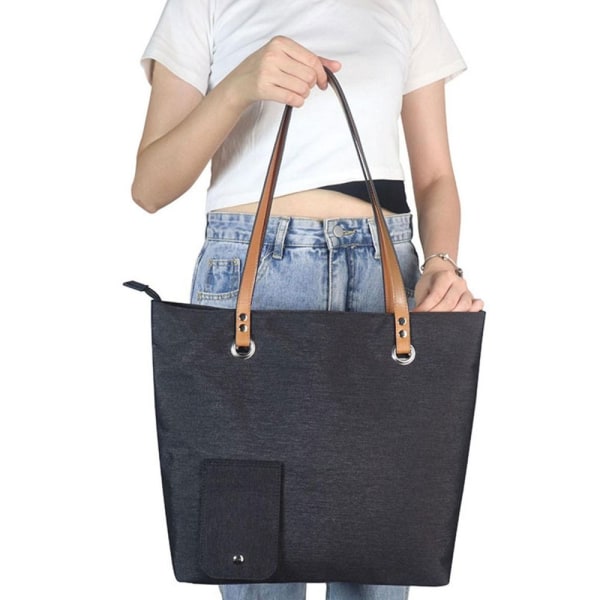 Vin Canvas Bag Tote Håndtaske Skjult isoleret rum