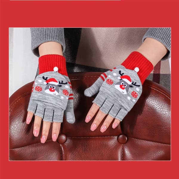 Joulukäsineet Half Finger Gloves 1 1 1