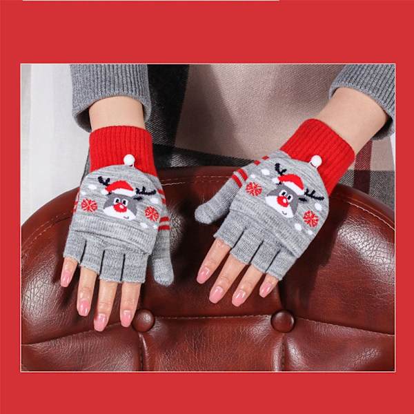 Julehandsker Halvfingerhandsker 4 4 4