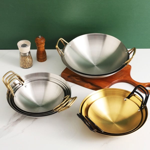 Wok Pan Stekgryta GULD 22CM Gold 22cm