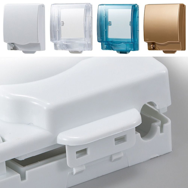 Låsbar 86 Typ Switch Case Vattentät Dammtät Box transparent
