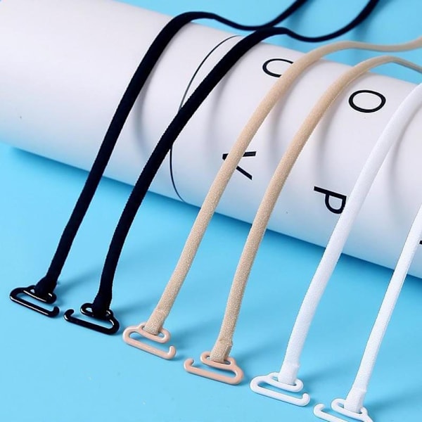 3 par BH Straps Underkläder Axelremmar SVART black