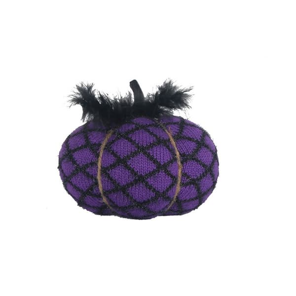 Halloween Pumpkin Decorations Simulation Pumpkin Doll BLACK Black