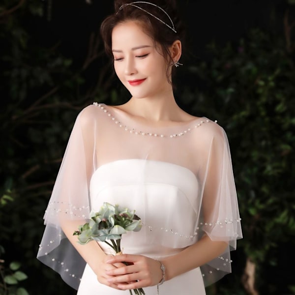 Bride Shawl Evening Prom Cape STYLE3 STYLE3 style3
