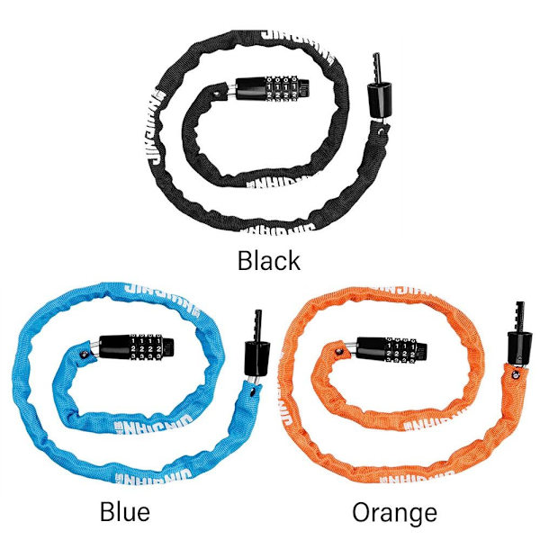 Polkupyörän salasanalukko Pyörän 4-numeroinen lukko ORANSSI Orange