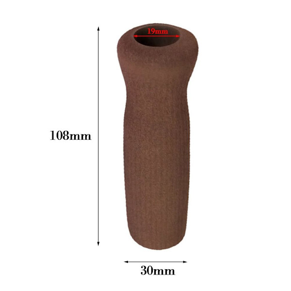 2stk EVA Håndstang Svamp Klatrepinnedeler KAFFE 2STK Coffee 2pcs