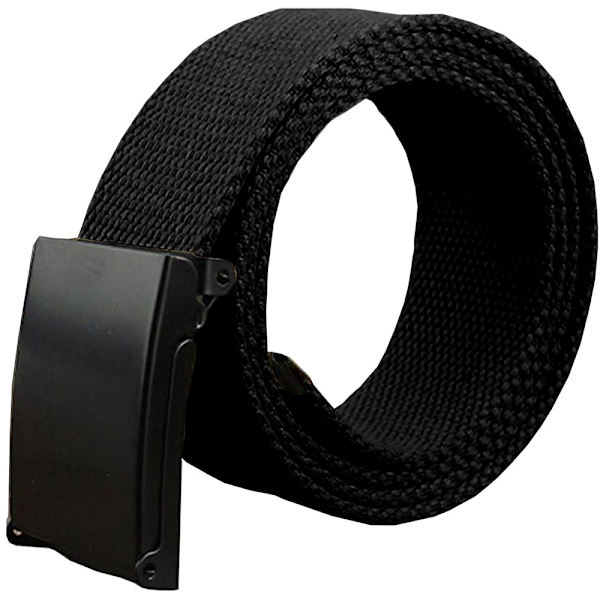 Lærred Bælter Tactical Bælte SORT black