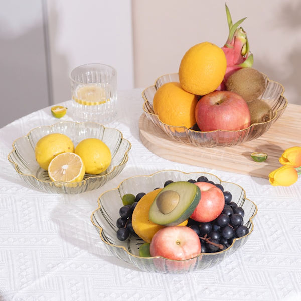 Bordstallrikar Serveringstallrikar GUL 25CM yellow 25cm