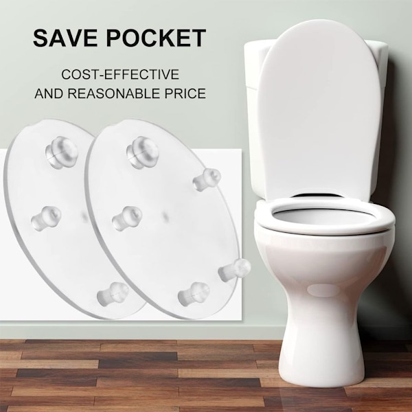 4 kpl Vaihto-WC:n läppätiivistetiivistealuslevy 4Pcs