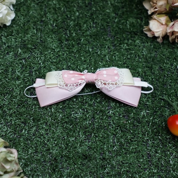 Kevät Kesä Mekot Pehmo Nuket Vaatteet PINK BOW HANKASANKA BOW Pink Bow Headband-Bow Headband