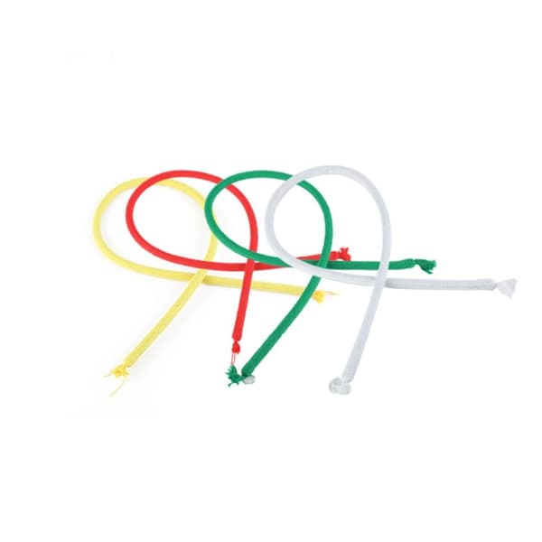 2kpl Deluxe Stiff Rope Magic Tricks VALKOINEN White