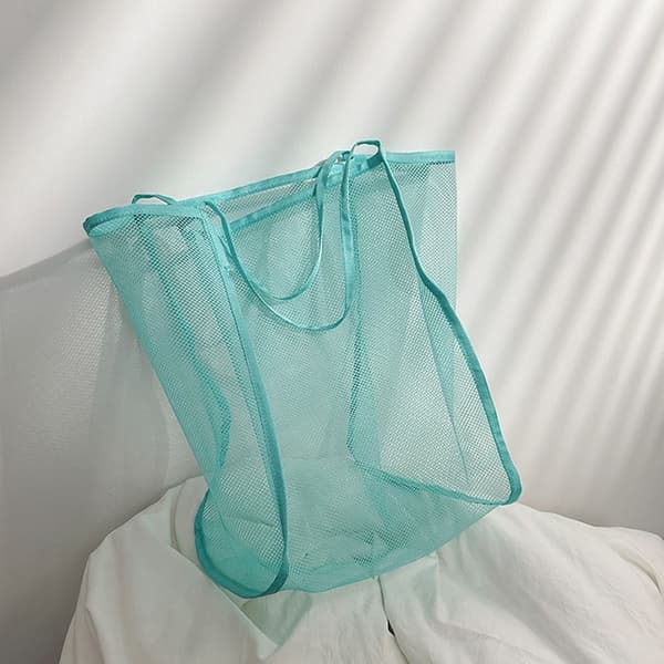 Mesh Axelväska Handväska VIT white