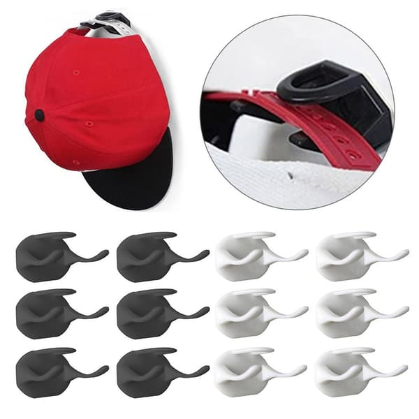 6kpl hattukoukku baseball- cap VALKOINEN White
