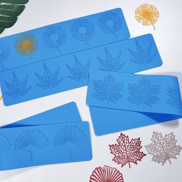 Kake Blondeform Fondantmatte GINGKO BLAD GINGKO BLAD Gingko Leaf