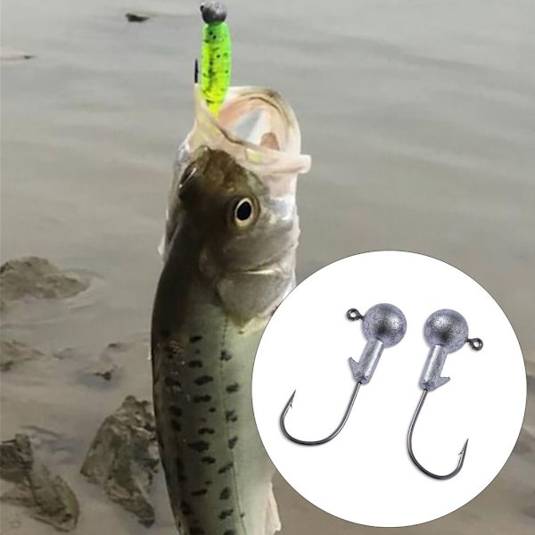 10 st/ set Blyhuvud Krok Jigging Bait 1G 1g