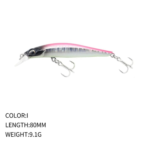 sjunkande Minnow Baits Fish Hooks A A A