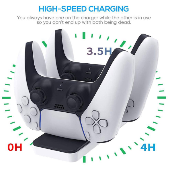 för PS5 Charging Dock Controller Laddare