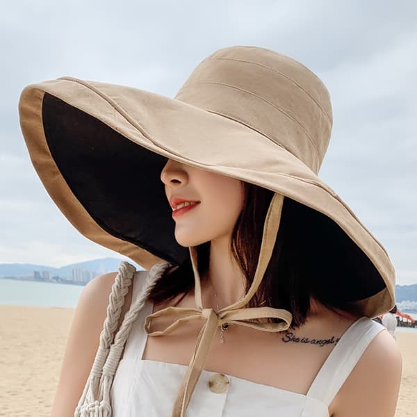 Aurinkosuoja Hat Bucket Hat MUSTA black