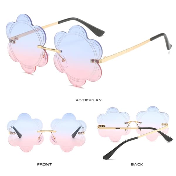 Flower Lens Solbriller Mode Solbriller SORT SORT Black