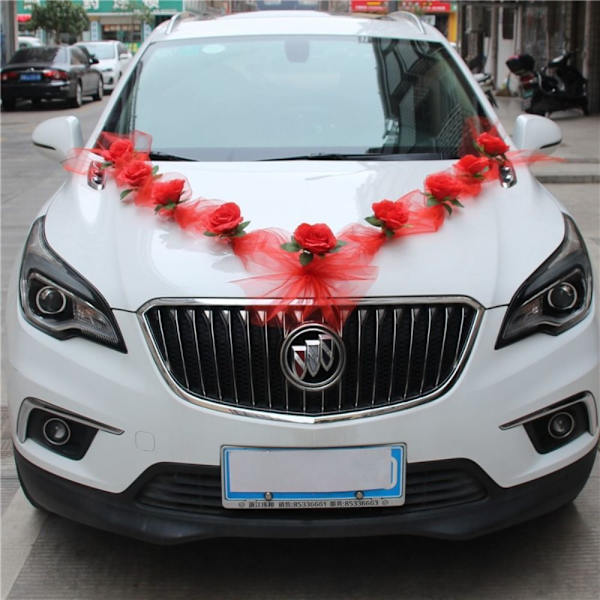 Kunstig Blomst Hvid Rose HVID White