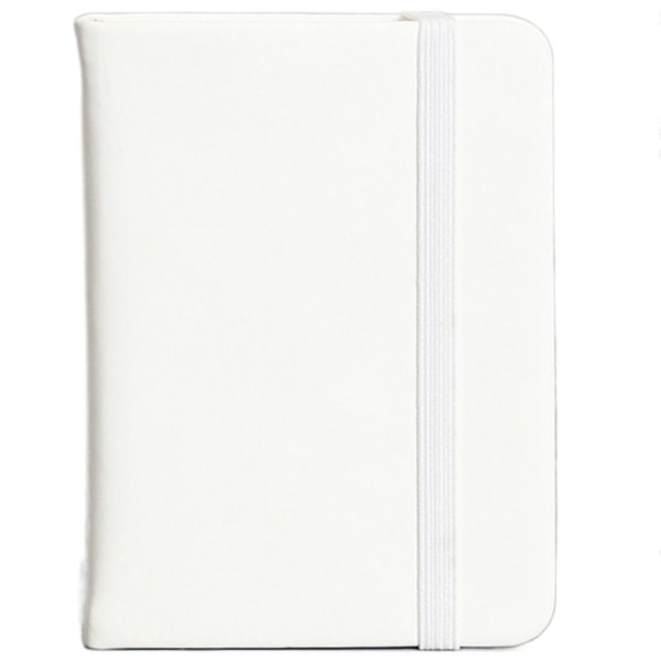 Notebook A7 Dagbog Lommebog HVID White