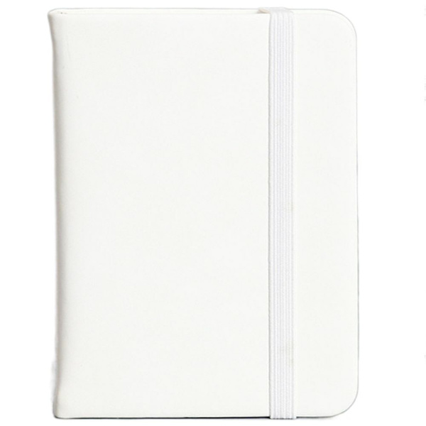 Notebook A7 Dagbok Fickbok VIT White
