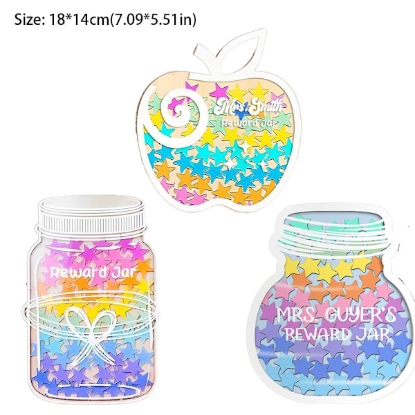 Kids Star Reward Jar Tokens Classroom Reward Jar B B B