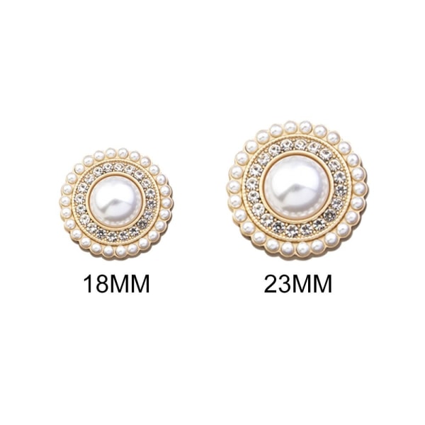 Rhinestone Pearl Knapper Skjorte Knapper 23MM10STK 10STK 23MM10pcs