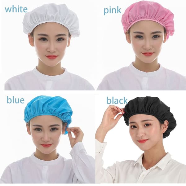 Chef Cap Cook Hat VALKOINEN white